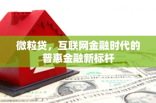 襄汾微粒贷，互联网金融时代的普惠金融新标杆