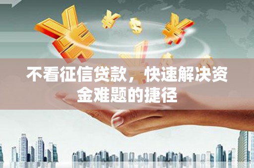 镇康不看征信贷款，快速解决资金难题的捷径