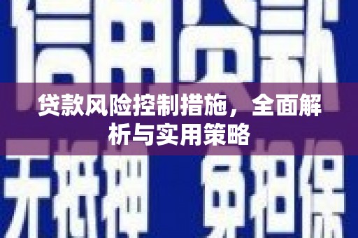 措勤贷款风险控制措施，全面解析与实用策略