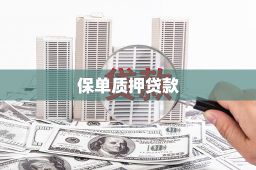 闽侯保单质押贷款