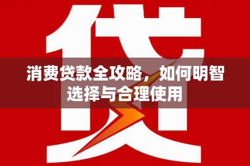 民权消费贷款全攻略，如何明智选择与合理使用