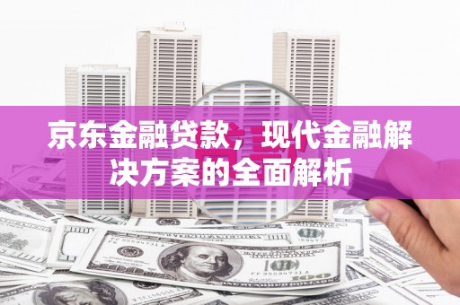 君山京东金融贷款，现代金融解决方案的全面解析
