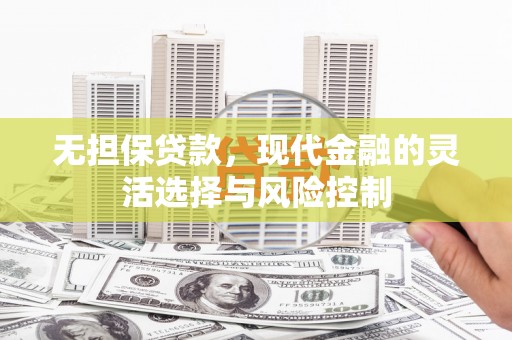 舞阳无担保贷款，现代金融的灵活选择与风险控制