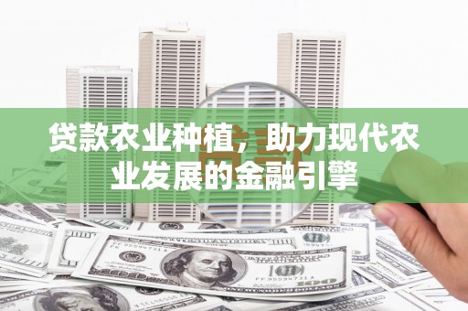 进贤贷款农业种植，助力现代农业发展的金融引擎