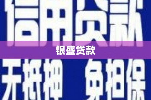 响水银盛贷款