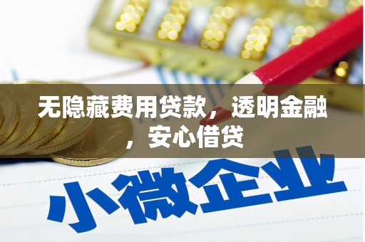 安宁无隐藏费用贷款，透明金融，安心借贷