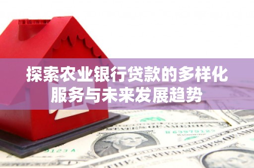褒忠探索农业银行贷款的多样化服务与未来发展趋势