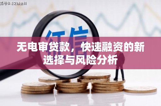 高安无电审贷款，快速融资的新选择与风险分析