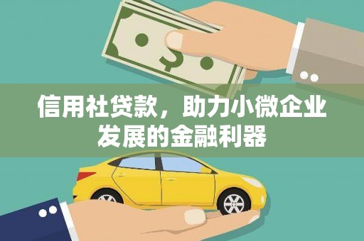 天门信用社贷款，助力小微企业发展的金融利器