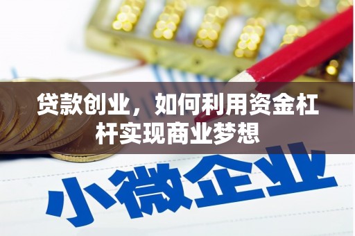 涡阳贷款创业，如何利用资金杠杆实现商业梦想