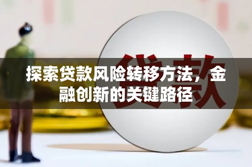 固阳探索贷款风险转移方法，金融创新的关键路径